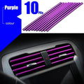 Car AC Vent Outlet U-Shape Trim Strips – 10/20 Pcs Moulding