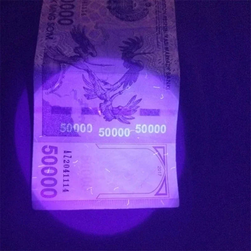 Mini UV LED Flashlight 395nm 365nm – Ultraviolet Torch Detector