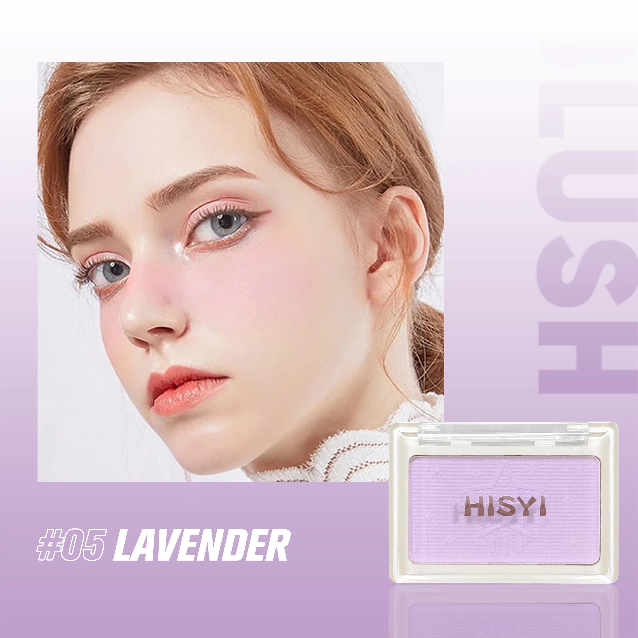 HISYI single color blush palette matte natural brightening complexion single color rouge Zpaxo