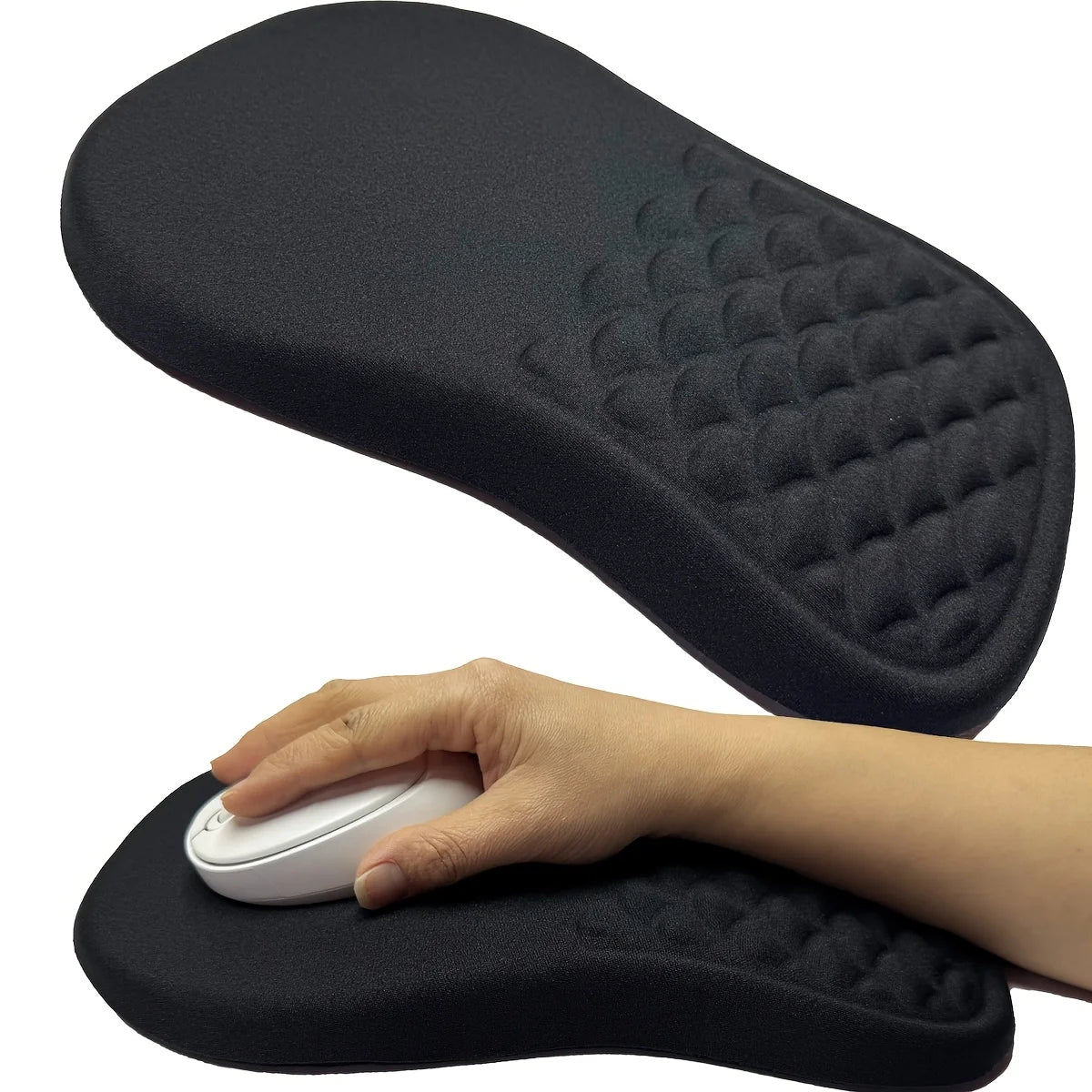 Ergonomic Mouse Pad Large Wrist Support Anti-slip Rubber Base Durable Zpaxo