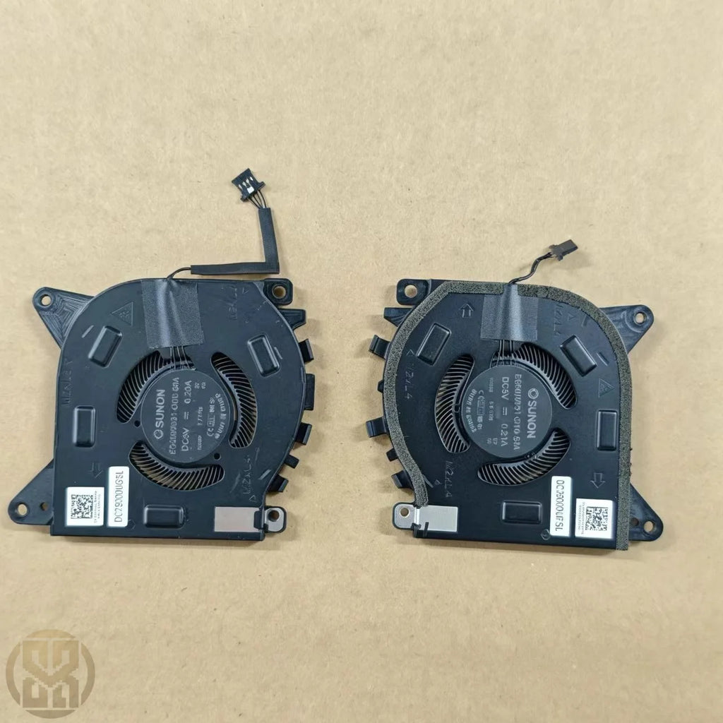 Laptop CPU GPU Cooling Fan Dell Alienware X15 R1 07M2CV 02H5HD