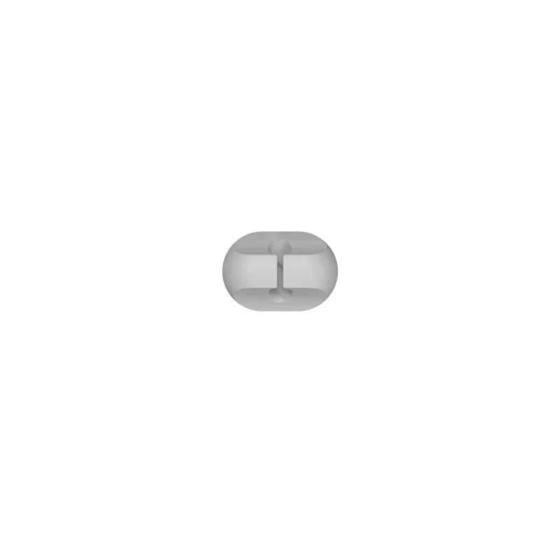 Silicone Cable Organizer Winder Desktop USB Management Clips Mouse Zpaxo gray 1 Channel