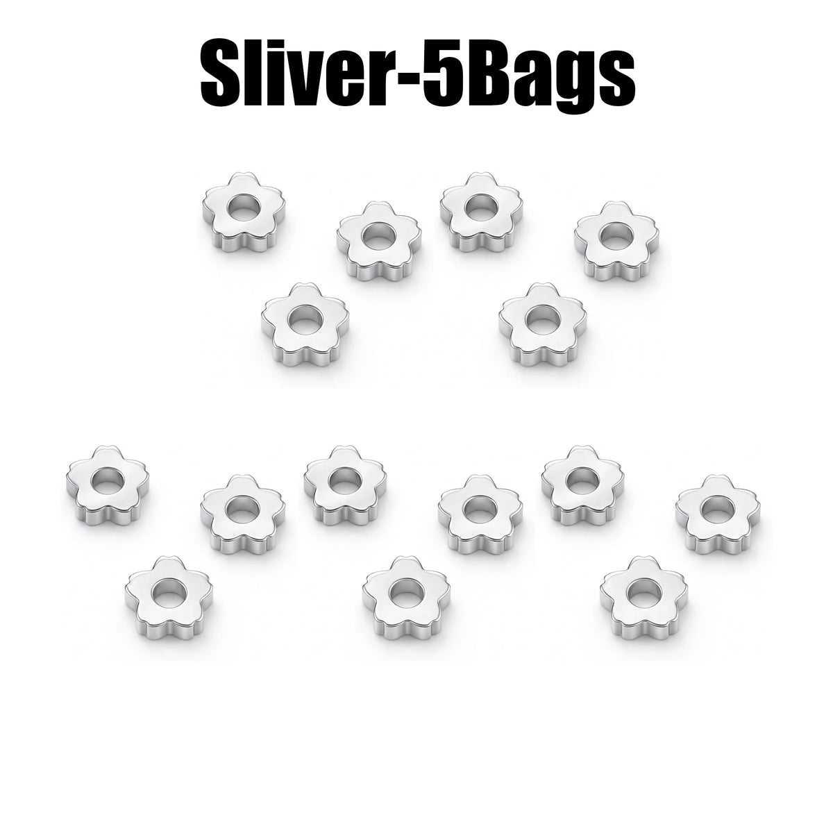 Stainless Steel Matcha Sifter Cherry Blossom Design Fine Mesh Tea Zpaxo Sliver 5Bags