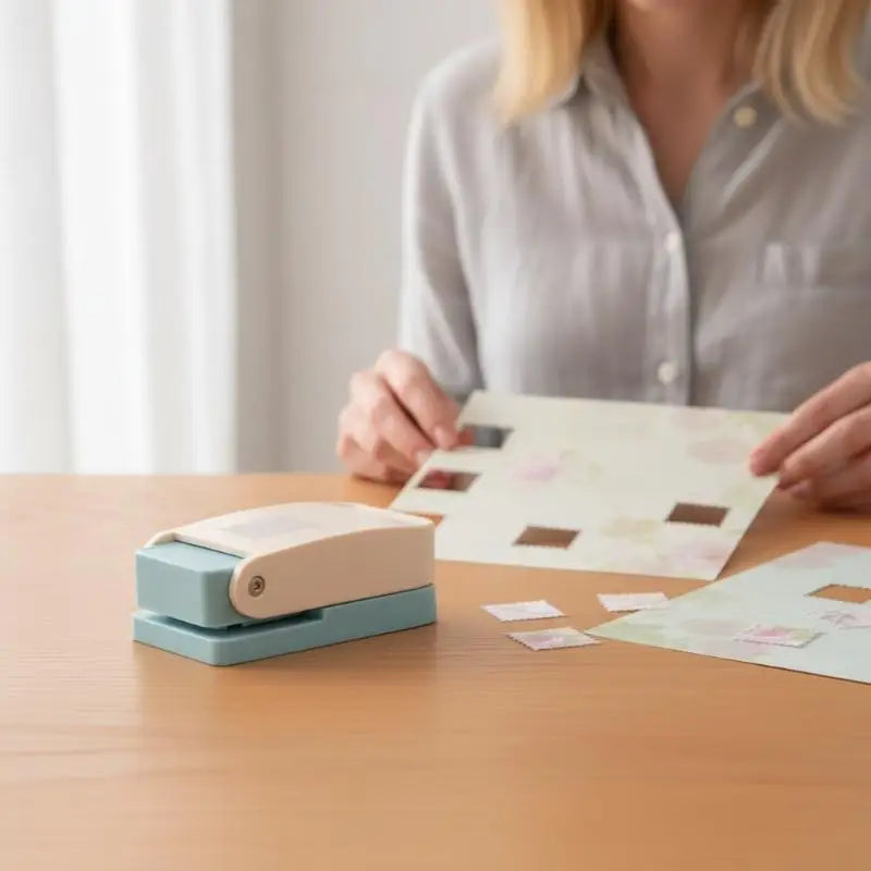 Square Card Embosser Border Punch – DIY Scrapbooking Tool