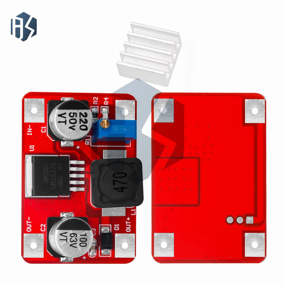 1 LM2577 Voltage Booster Plate DC-DC Boost Module Input 3 5-35V 3A Zpaxo
