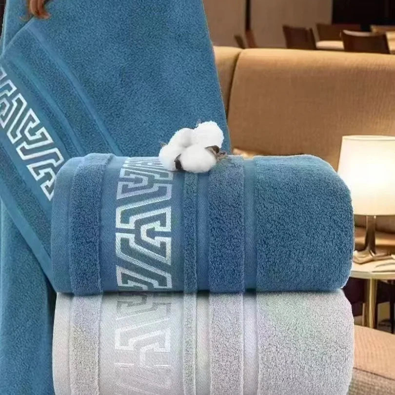 380g new pure cotton thick bath towel 70*140 soft absorbent no shedding color Zpaxo