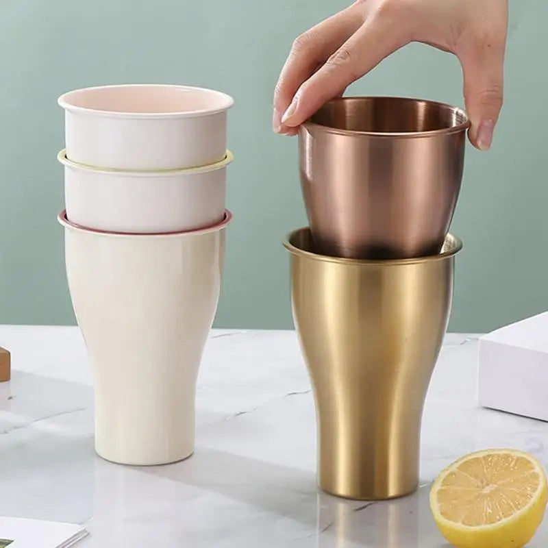 Durable 304 Nonrust Steel Tumblers Vacuum Insulated Large Capacity Water Bottle for Outdoor Offices Travel Zpaxo