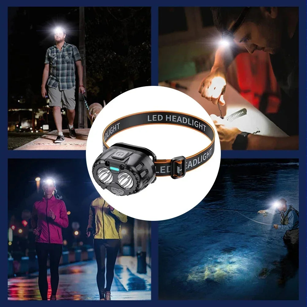 KDULIT LED Rechargeable Headlamp – Magnetic, Waterproof