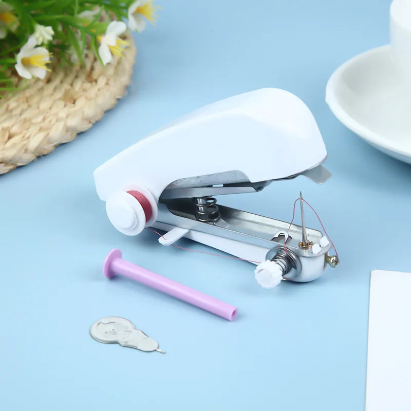 Portable Handheld Mini Sewing Machine – Manual DIY Stitch Tool