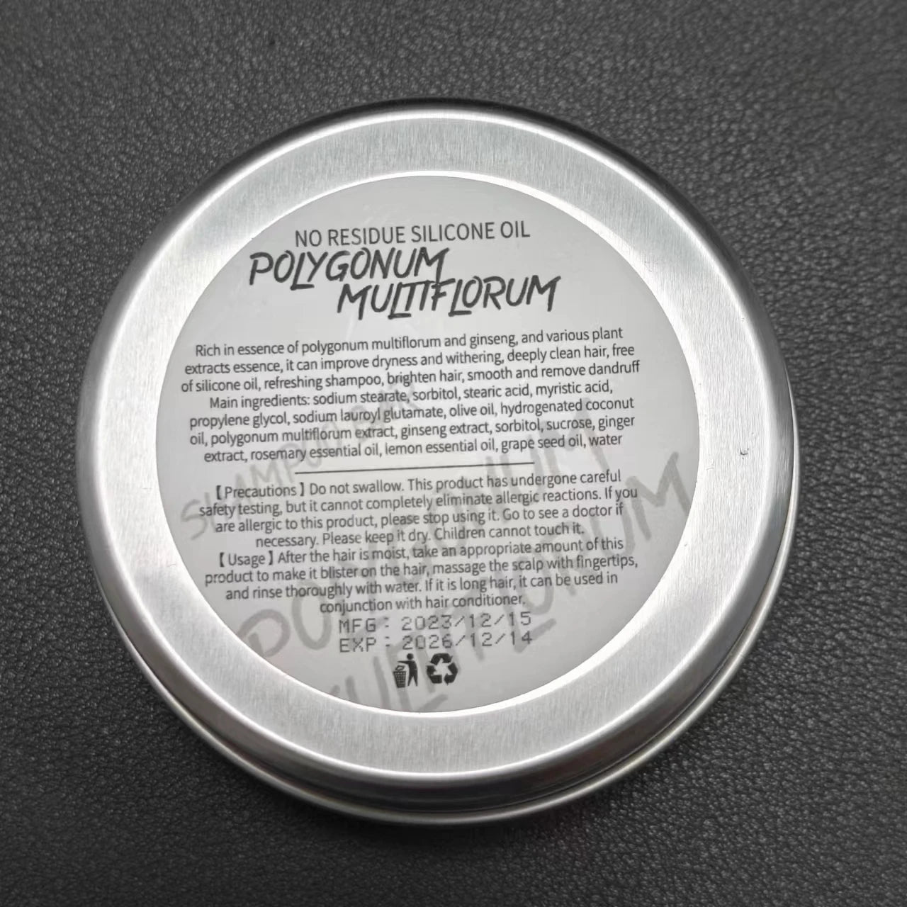 Polygonum Multiflorum Shampoo Soap Bar – Natural Hair Care Shampoo Soap Bar Zpaxo