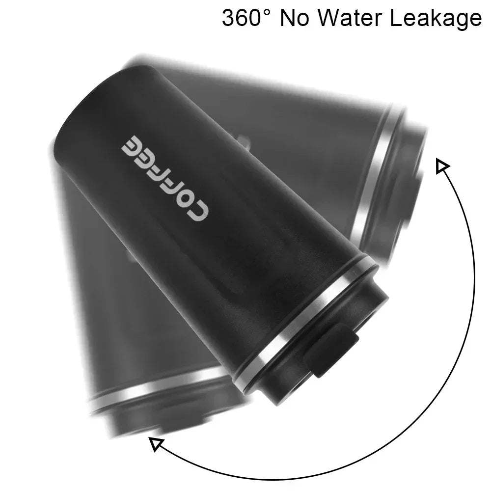 Leak-Proof Travel Thermos Mug 380/510ml – Double Wall Steel Travel Thermos Mug Zpaxo