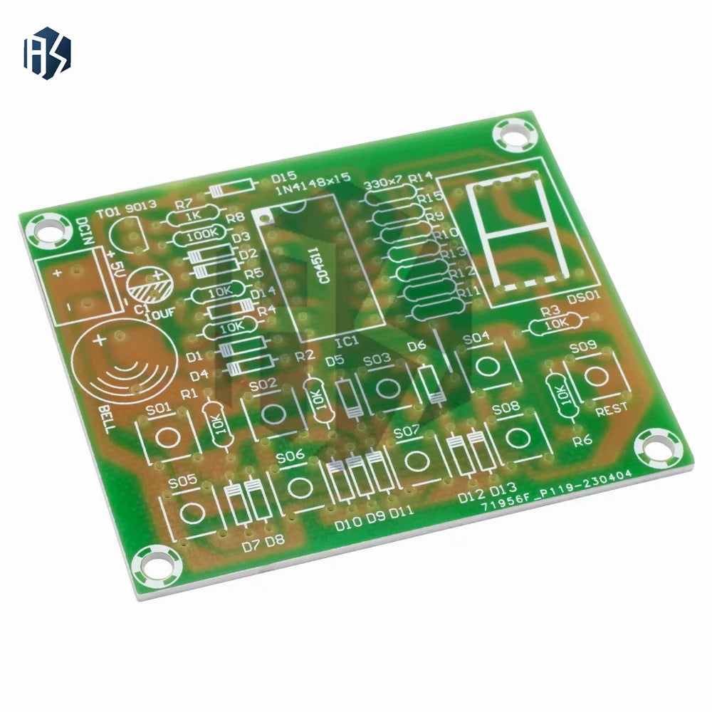 8 Channel Answer Response DIY Kit Based on CD4511, Electronic Experiment & Soldering Practice Training Board Zpaxo