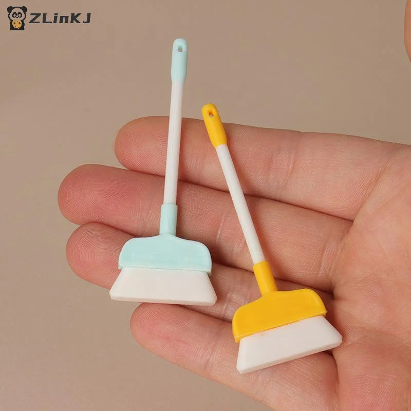 Doll Home Cleaning Tools Decor Toy 1 12 Dollhouse Miniature Brush Zpaxo