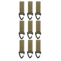 Nylon MOLLE Hang Buckle Straps – Tactical Belt Clips 3/6/9 Pack