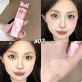 Pink Brightening Liquid Concealer Waterproof Oil Control Moisturizing Concealer Coverage Pores Dark Circles Foundation Cream Zpaxo 03