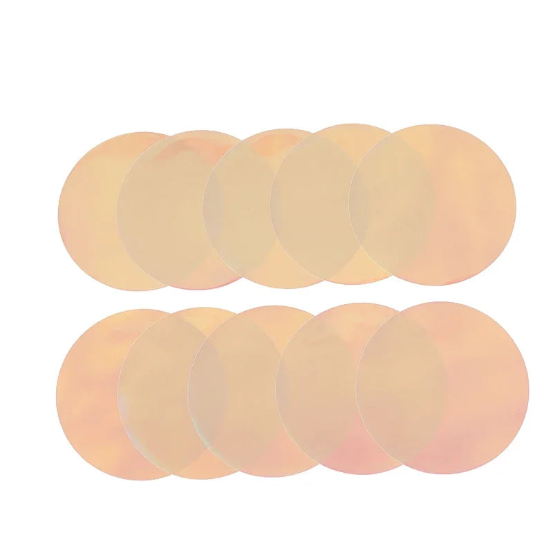 5 Lamp Correction Film Self Adhesive Transparent Filter Sheets Light Zpaxo Dazzling red 10pcs