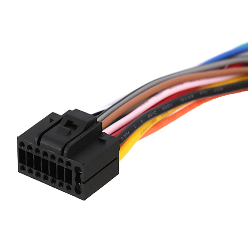 16-Pin Car Audio Wiring Harness Adapter – Universal Stereo Plug