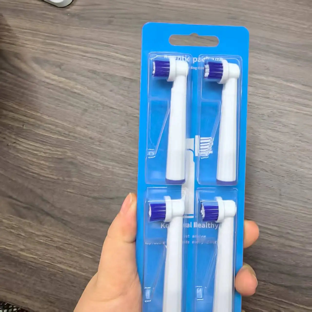 4 Electric Toothbrush Head Oral B Sensitive Replacement Brush Heads Zpaxo YMEB20-4pcs