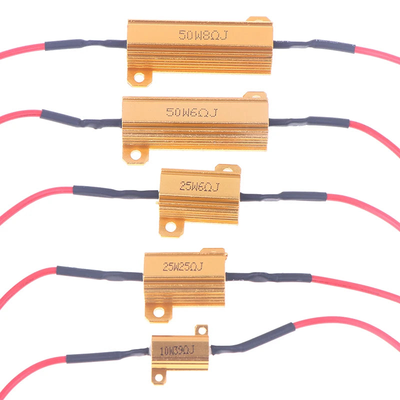 CANbus LED Load Resistors 2-Pack – Fix Turn Signal Hyper-Flash