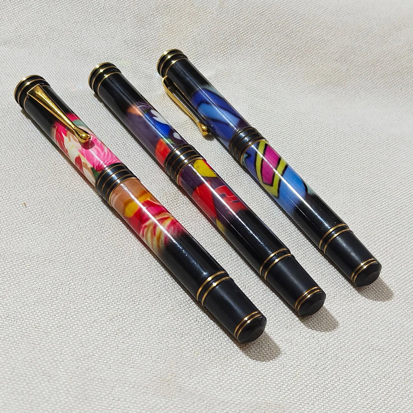 Rare Out-of-Print 1990s Dandong Factory Golden Dragon Prince Pen, Thick Barrel Metal Copper Collectible, Large Pen Zpaxo