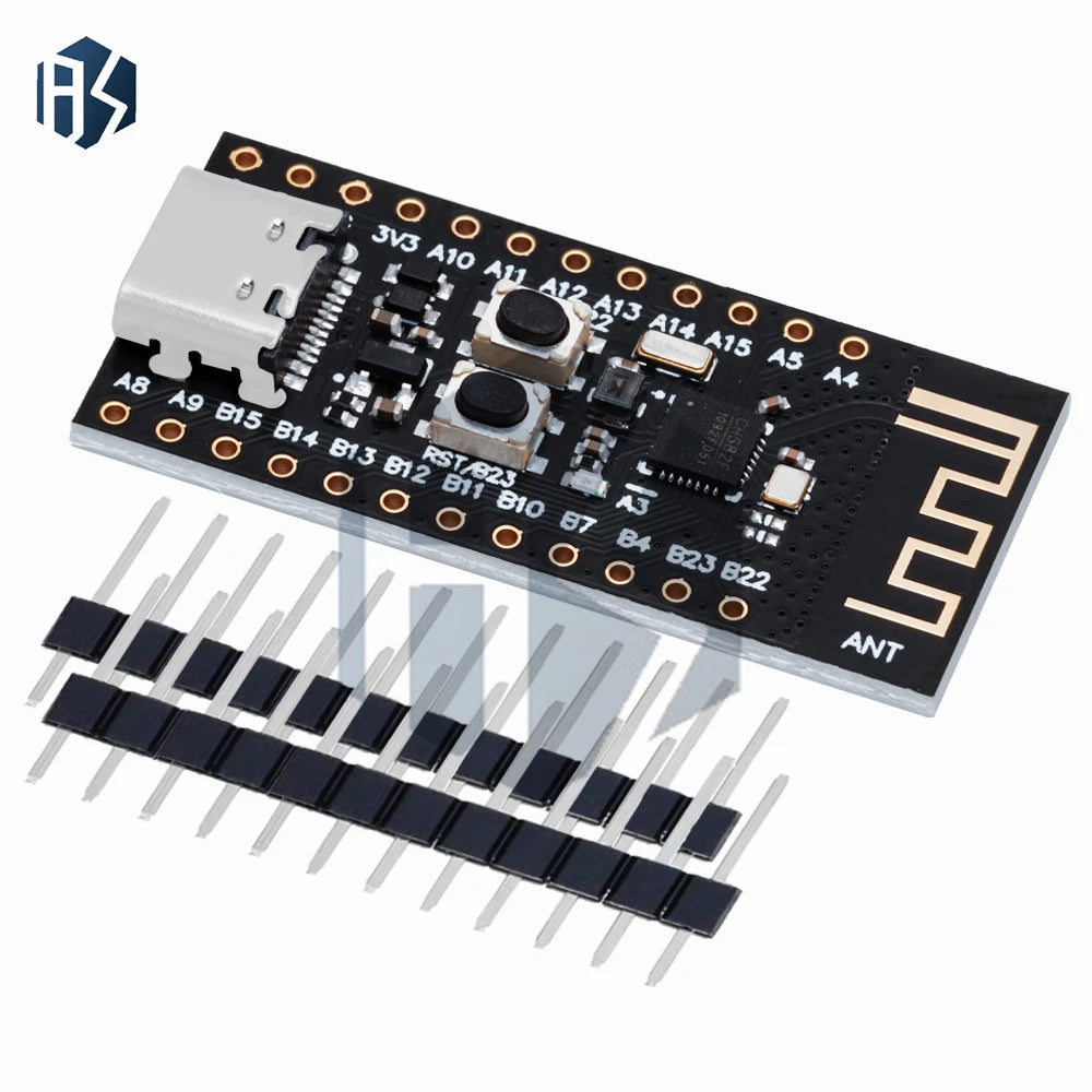 CH573F/CH582F BLE MCU Board (1PCS) - 60MHz, 18KB RAM, 32KB/448KB Flash ROM for IoT Applications Zpaxo