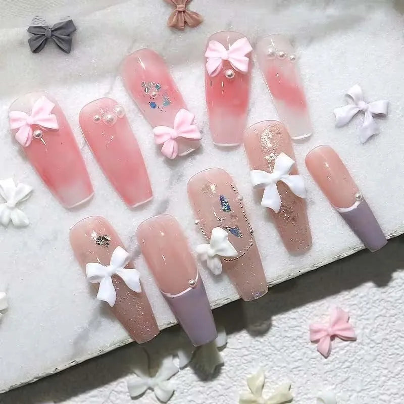 3D Heart Bow Silicone Molds – DIY Nail Charms & Resin Art Craft Resin Mold Zpaxo
