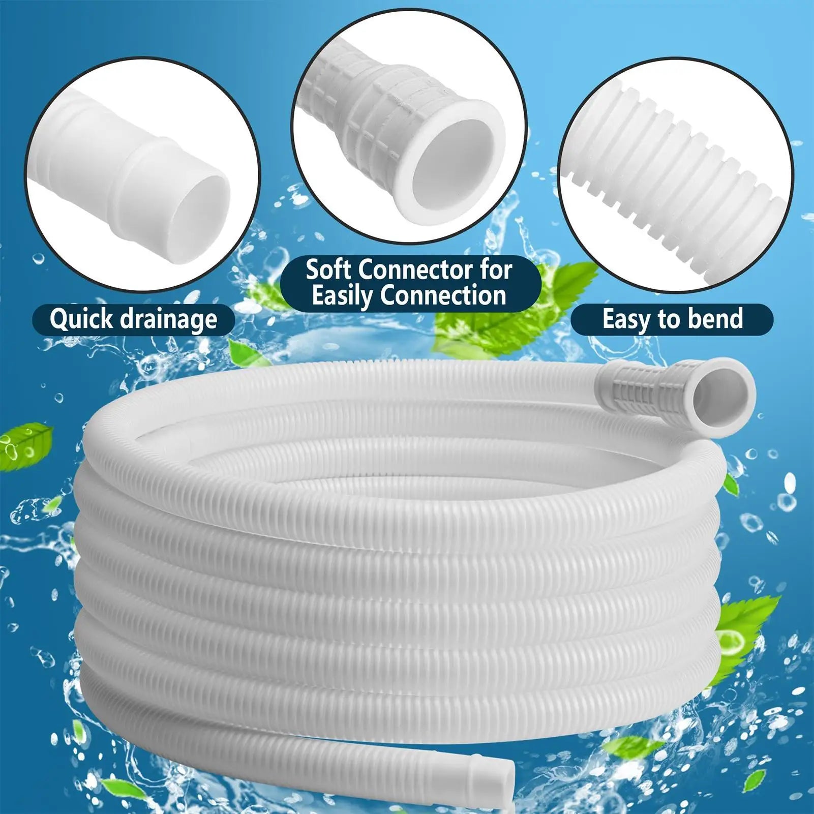 5 6M Washing Machine Inlet Pipe Dehumidifier Mobile Air Conditioner