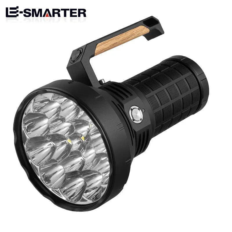ESMARTER 50W LED Searchlight – 25000lm, 1000M+ Beam Flashlight