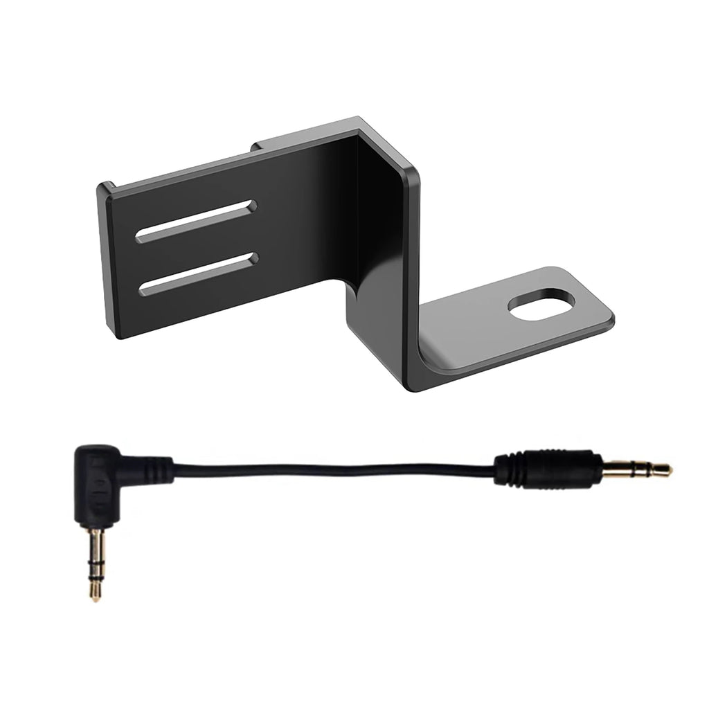 Action Camera Microphone Metal Extension Mount Holder Adapter Cable