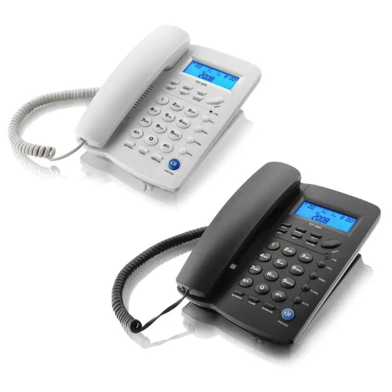 652F Landline Telephone Desktop Fixed Caller Front Desk Home Office Zpaxo