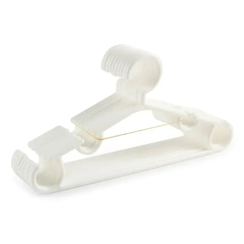5-20Pcs Baby Hangers for Plastic Candy Colored Children's Clothes Hanger -Safe and Durable Can Be Used As Toddler or Baby Hanger Zpaxo White 20pcs