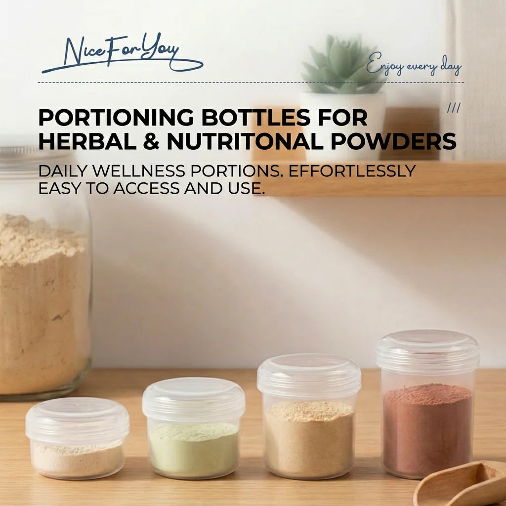Refillable Travel Jars 20–50ml | Leak-Proof PP Cosmetic Containers