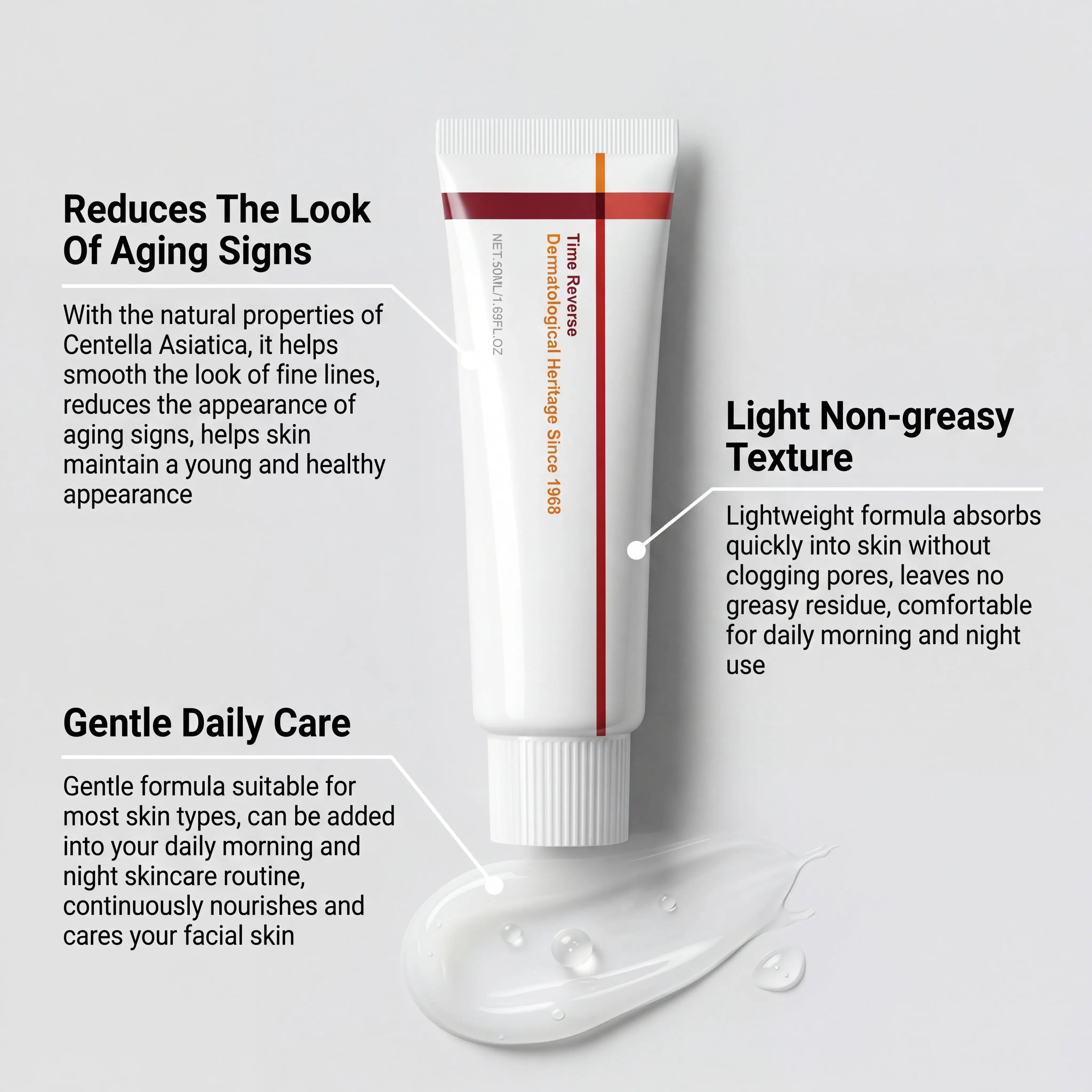 50ml Centero Face Cream Plant Extracts Long Lasting Moisturization Stabilizing Restoring Soothing Redness Deep Hydration Lock Zpaxo
