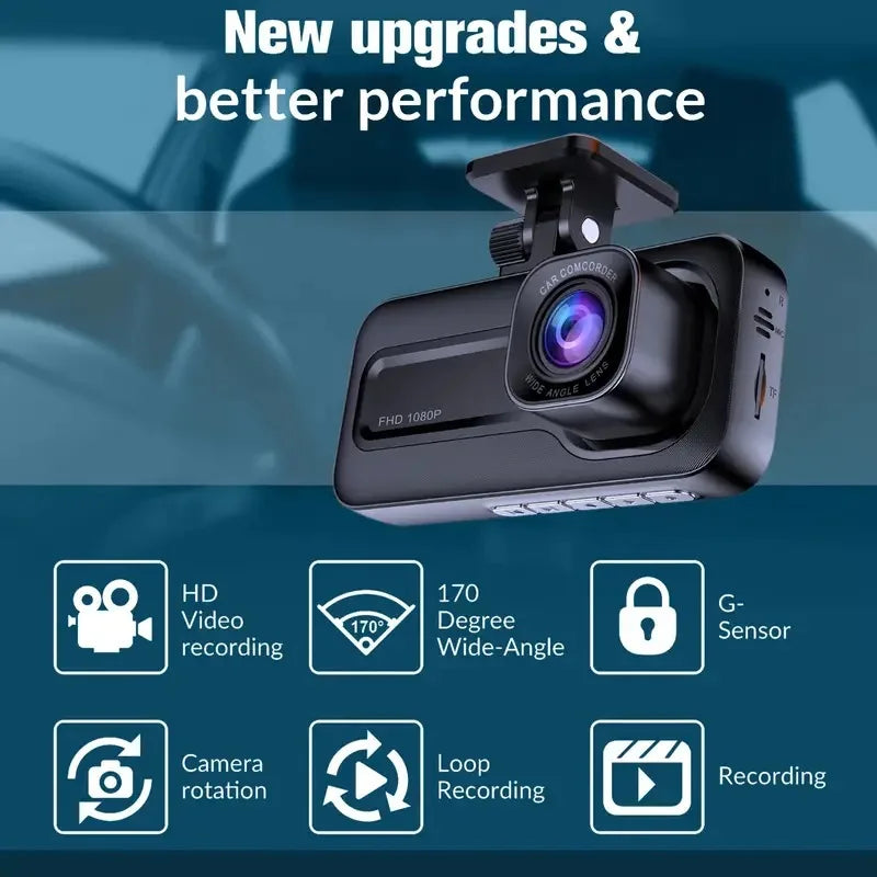 Car DVR HD Dash Camera Video Recorder Parking Monitoring Insede IR