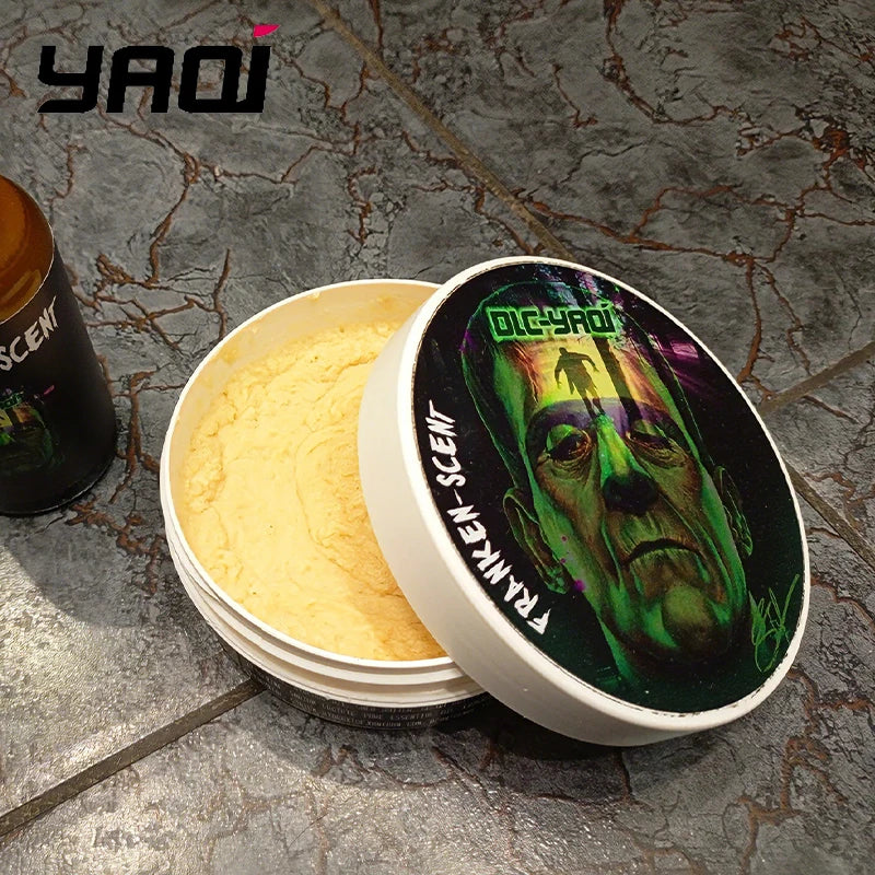 2026 New Arrival！YAQI Franken Scent Atisan 170g Shaving Soap for Men Luxury Comfortable Shaving Zpaxo Default Title