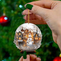 Acrylic Snowman Christmas Hanging Ornament | Festive Tree Decor