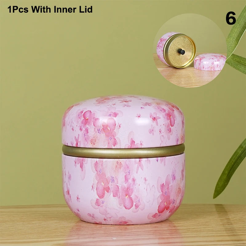 CMSmall Portable Storage Boxes Tea Caddy Box Containers Candle Cans