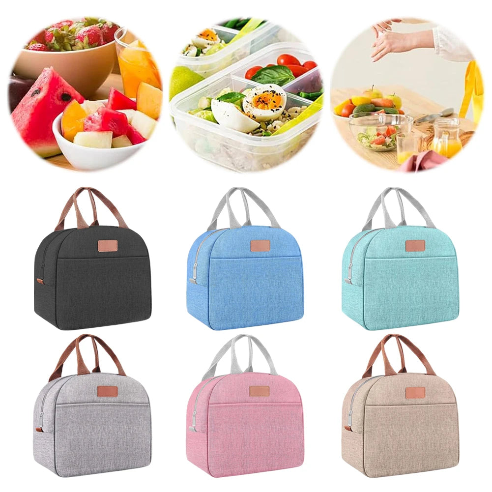 Insulated Lunch Box Reusable Small Food Container Bag Waterproof