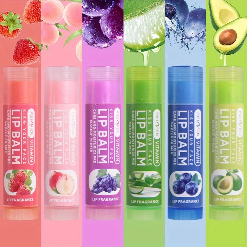 Fruity lip balm boxed, moisturizing, moisturizing, anti-drying and cracking, fading lip pattern makeup Zpaxo