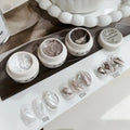 3-Color No-Wipe Pearl Nail Sculpting Gel – 3D Chrome Manicure Nail Sculpting Gel Zpaxo 3 colors