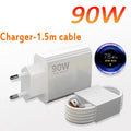 90W Charger Fast Turbo Charging Eu Wall Power Adapter 6A C Cable Mi