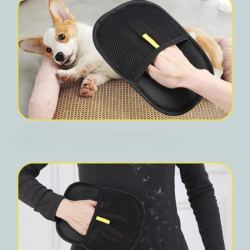 Pet Hair Remover Portable Washable Clothes Hair Dehairing Gloves Pet Cleaning Products Pet Accessories Zpaxo