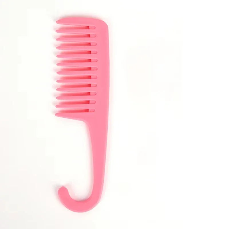 Wood Comb Professional Healthy Paddle Cushion Hair Loss Massage Brush Hairbrush Comb Scalp Hair Care Healthy bamboo comb Zpaxo Pink
