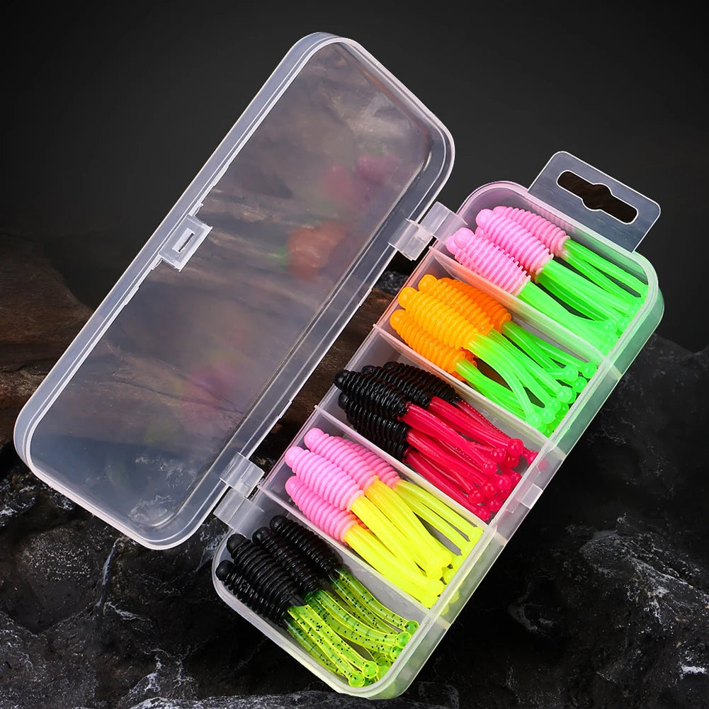 Soft Fishing Lures Artificial Bait Baits Saltwater Freshwater Bass