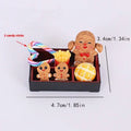▶8/10PCS Dollhouse Miniature Food Toy Candy Stick Biscuit Man Model Christmas Scene Box Ornaments DIY Decoration Zpaxo A2