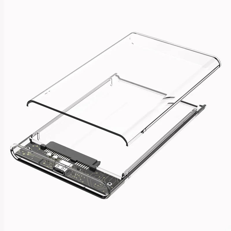 USB 3.0 HDD Enclosure 2.5" SATA HDD SSD External Hard Drive Case 5Gbps High Speed External Hard Drive Disk Box for PC Laptop Zpaxo