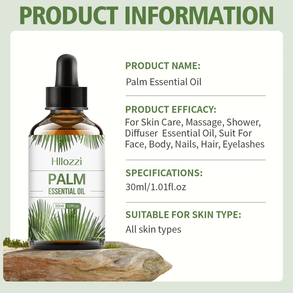 Palm Essential Oil Skin Care Hair Multifunctional Base Aromatherapy Zpaxo