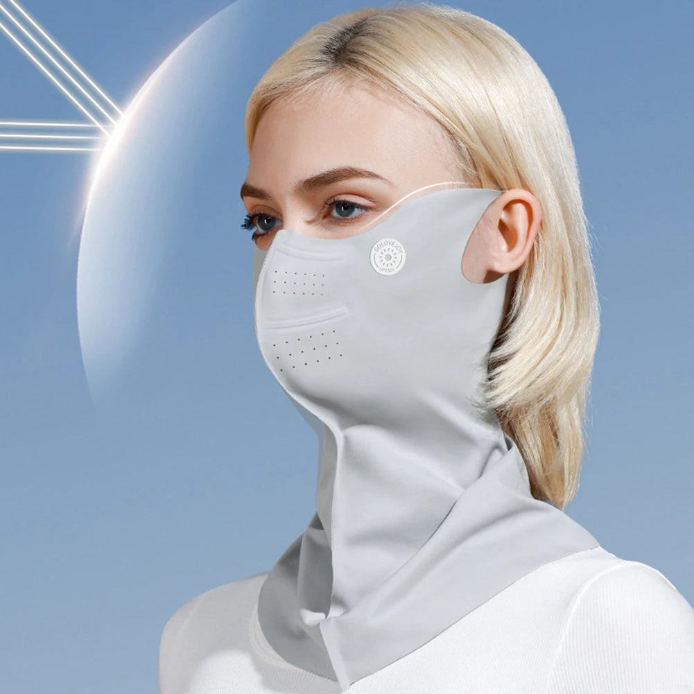 Bicycle Balaclava Protection Hanging Ear Mask Breathable Cycling Scarf Mask Windproof for Camp Hiking Zpaxo