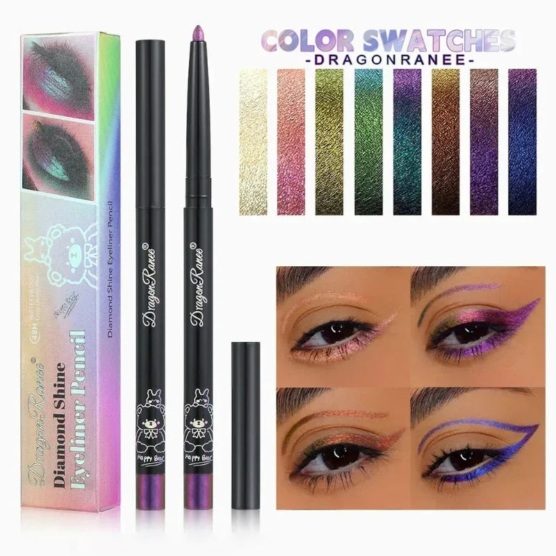 Chameleon Eyeliner Gel Pen Waterproof Shiny Chrome Eye Shadow Liner