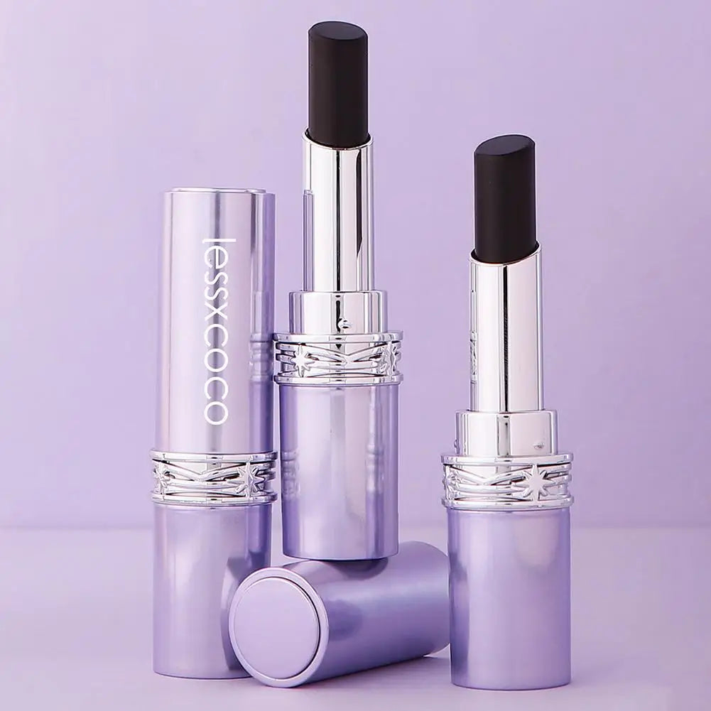 Velvet Matte Dark Magic Lipstick Lightweight Smooth Texture Long-lasting Hydration Lip Gloss Nourishing Essence Care Lipstick Zpaxo